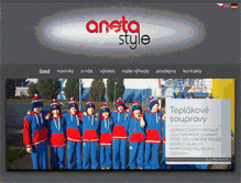 Tablet Screenshot of anetastyle.cz